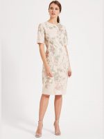 پیراهن مجلسی گلدوزی کرم - تصویر 2